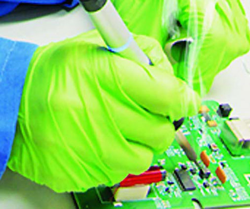 Hand soldering