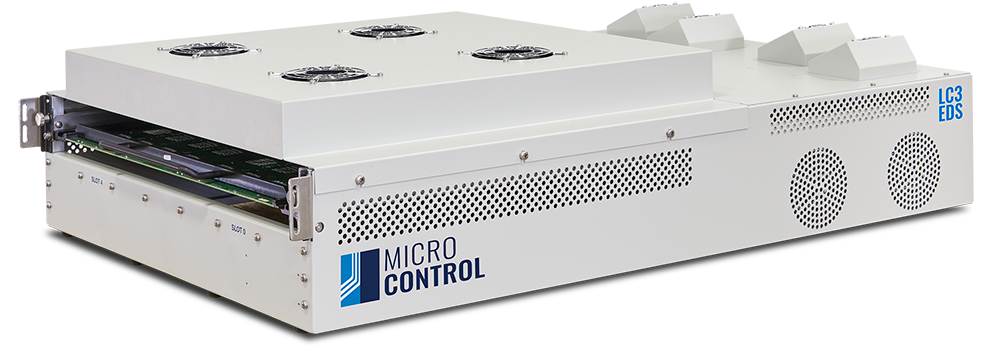 Micro Control LC3 EDS rack-mount server hardware unit.